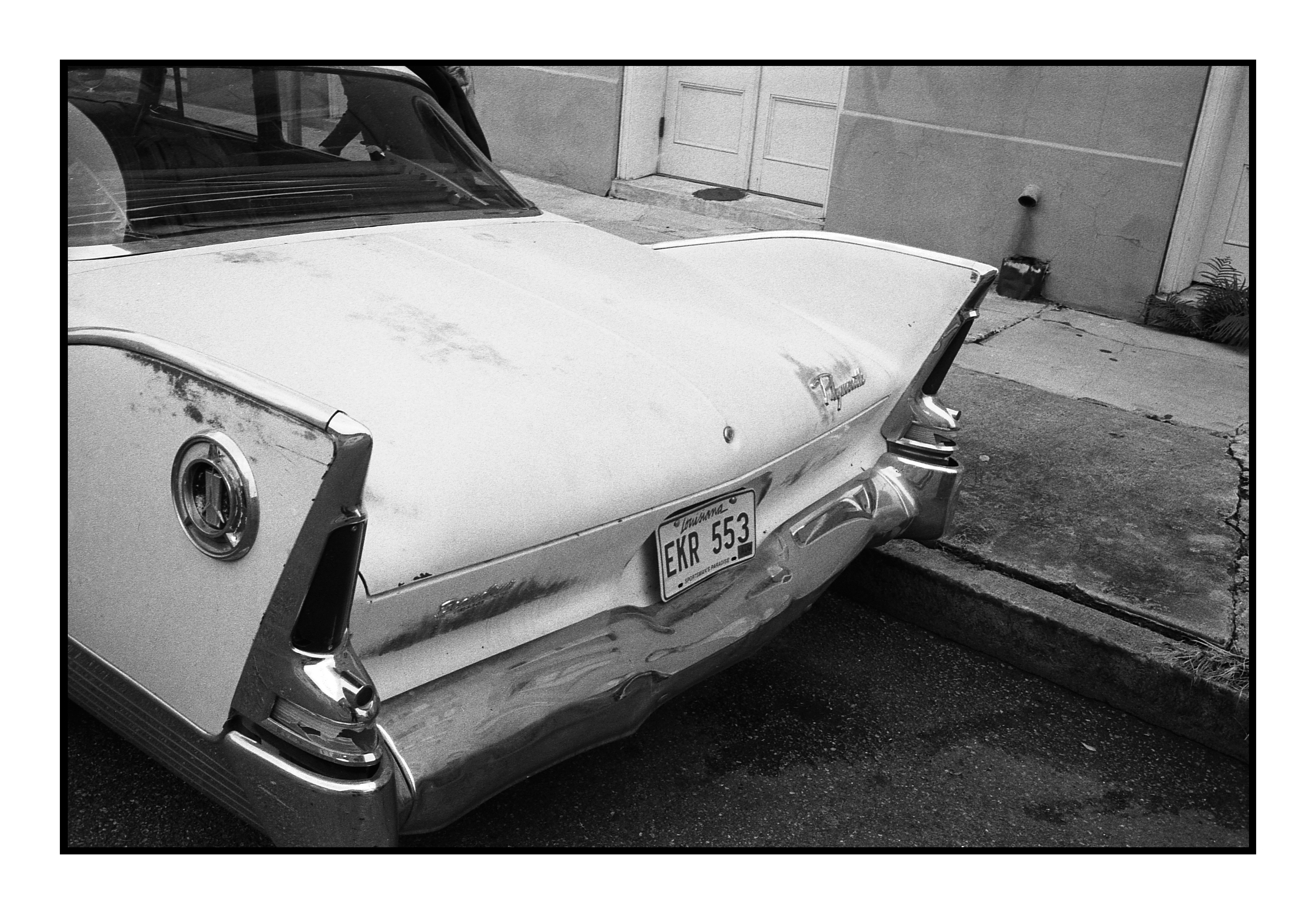 Amy's classic ride, New Orleans, 1996