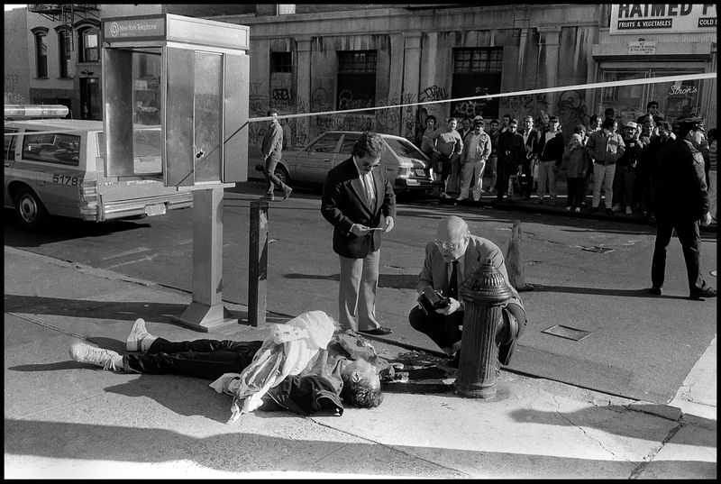 Mafia hit on East 12th. St. and 1st. Avenue, NYC 1988