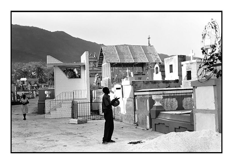 Mourner, Port au Prince Haiti 1987