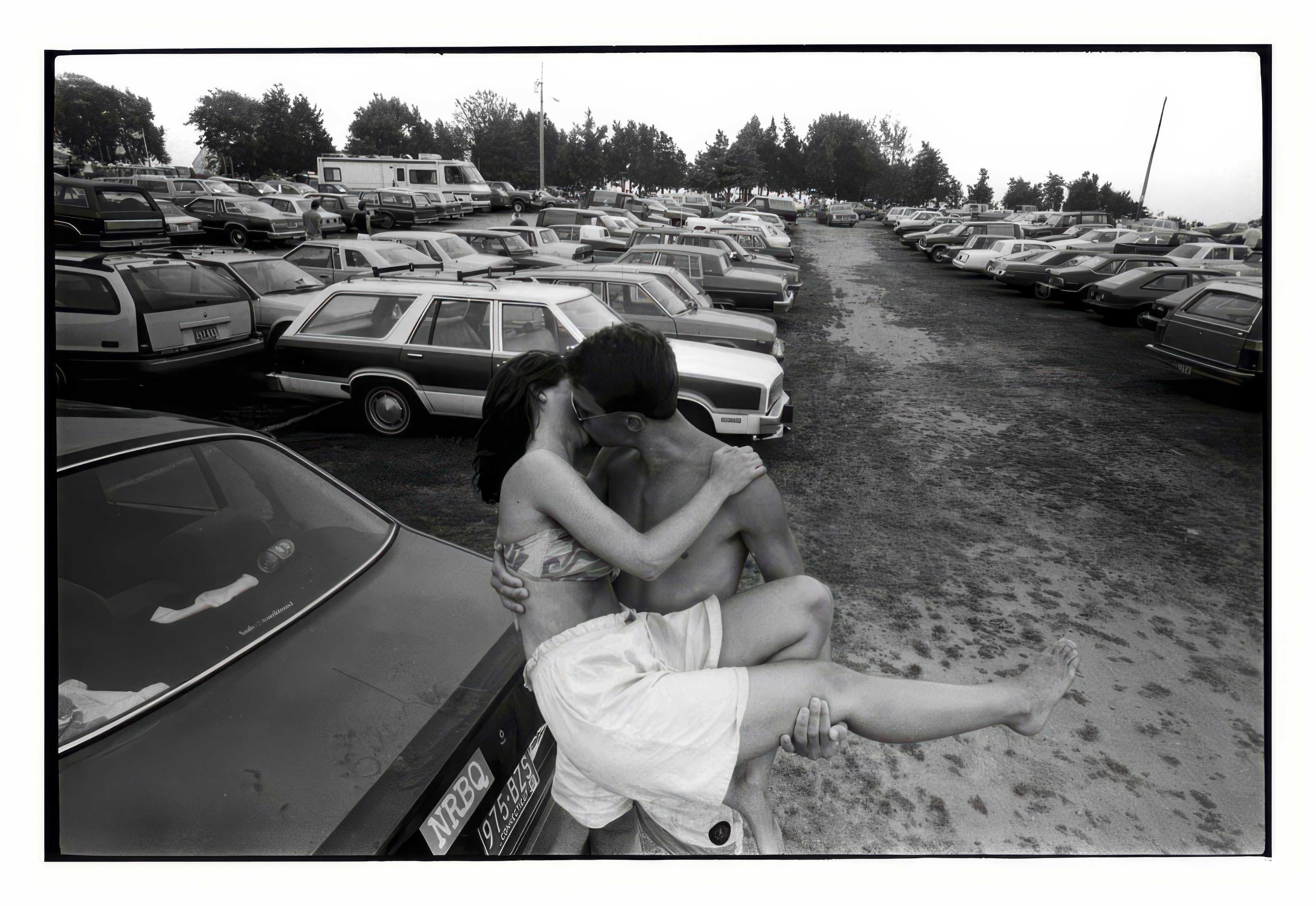 Parking lot kiss, Conn. 1987
